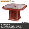 2014 new small size square meeting table with PU pad on top