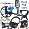 Minelab EQUINOX 800 Multi-IQ Underwater Waterproof Metal Detector & 11 DD Coil