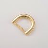 Factory new product light gold D ring metal belt buckle for bag and luggage