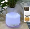 Aroma diffuser, luxury electric ultrasonic essential oil diffuser with  led light, humidifier