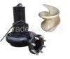 Centrifugal screw impeller pump