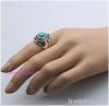 Wholesale Tibet Silver Turquoise Ring