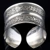 hollow silver bangle bracelet for wholesale