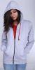 Stylish Zipper Fleece Hoodie For Women