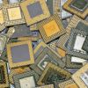 Inntel Pentum Pro Cerammic C-P-U Processor Scraps