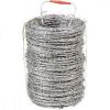 GOOD QUALITY BARBED WIRE LENGTH PER ROLL, GALVANIZED BARBED WIRE FOR SALE.