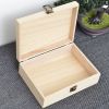 Factory Wholesale Cheap Wooden Packaging Box Custom Solid Paulownia Wood Box