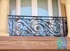 Luxury wrought iron balcony railings