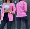 Women's Half Sleeve Jacket Vivid Colors Quality Fabric Ideal for Suit Top Stylish and Evening Wear