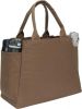 Heavy Duty Canvas Tote Bag with Bottle Holder Sturdy Shoulder Tote Bag Handbag for Hiking Beach Gym