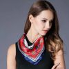 Fashion Scarf in 2023 S/S trendy design in pure silk, OEM manufacturer