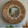 Wall decor & Wall Mirror Natural Fiber Diskon