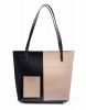 RangooN BLACK SKIN DOUBLE HANDLE TOTE BAG