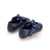 Blue Front Bowknot Decoration Mary Janes Design School Toddler Kids Little Girl Dress Ballet Flats Shoes