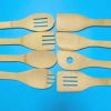 Manufacturer Bamboo Kitchen Utensils Set 8-Pack Eco friendly bamboo kitchen utensils set cook tool sets