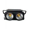 100W 2 Eyes COB LED Blinder Stage Light Disco DJ Wash Lights Warm/Cold White 2 in 1