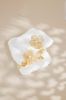 Flower earrings with clip-on