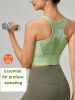 High-Intensity Sports Bra & Yoga Top with Zipper