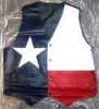 TEXAS FLAG COLOR LEATHER VEST NEW 2014 STOCK. ALL SIZES - HI QUALITY - CP BRAND