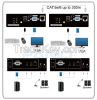 USB CAT5 KVM Extender Switch with Audio, Mic& RS-232