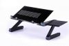 Convenient folding laptop computer table