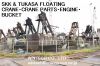 USED "SKK" & "TUKASA" FLOATING CRANE & CRANE PARTS