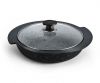 Natural granite with aluminum pan stone pot