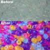 Colorful Small Glass Bead in Free shape UV Bead