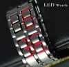 high quality Lava style hot iron samurai watch stainless steel