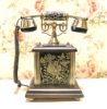 South Korea style antique telephone K1B with butterfly+epoxy+crystal