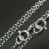 ss925 sterling silver hammered cable chains, link cable chains