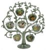 Metal family tree photo frame