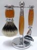 silvertip badger hair shaving brush set