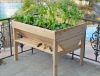 Trough Raised Garden Table Cedar Wood Natural