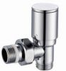 Towel Rail Angle Radiator Valves.Brass Chrome head connector with PTFE