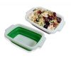 Sell 9" Rectangular TPR plastic Collapsible Bowl-Eco-friendly