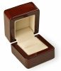 high quality ring box with wood finish