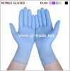 BLUE NITRILE GLOVE; NITRILE GLOVE;DISPOSABLE GLOVE