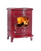 629 Enamel Red Non Boiler Stove