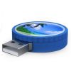 Retractable Round USB Flash Drive
