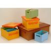 Sell faux leather storage boxes