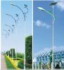 solar garden and street lamp