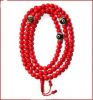 coral Beads Prayer Mala (Necklace)