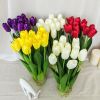 wholesale artificial flowers real touch tulips , fake flores wedding bouquet home party decor, tulip