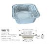 Sell Disposable aluminum foil food container WB 75