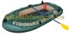 Inflatable fishing boat