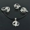 Sell 2013 Newest 925 Silver Fashion Jewelry Sets Silver Rings pendant