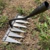 Heavy duty anti rust carbon steel farm weeding tool Metal Nail Harrow multi purpose agricultural hoe welding garden lawn rake