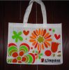 Sell shopping bag with flower in high quality