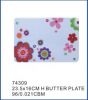 New design flower license melamine pizza plate eco friendly melamine plate